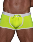 Neon Swim Trunks Yellow - Size : S Apparel for Men TOF Paris