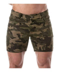 Army Mid-Thigh Shorts - Size : XXL