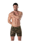Army Mid-Thigh Shorts - Size : XXL Default Title Apparel for Men TOF Paris