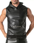 Kinky Zipped Pocket Sleeveless Hoodie - Size : XL Apparel for Men TOF Paris
