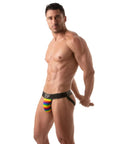 Rainbow Jockstrap - Size : S Default Title Apparel for Men TOF Paris