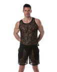 Lace Tank Top - Size : M Default Title Apparel for Men TOF Paris