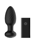 Nexus Tornado Small Remote Control Rotating Butt Plug Black Butt Plug Nexus