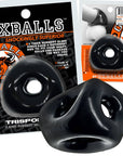 Oxballs Tri-Sport XL Thicker 3-Ring Sling Black - Adult Outlet