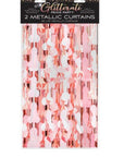 Little Genie Glitterati Penis Foil Curtain Set Of 2 Default Title Novelties Little Genie