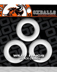 Willy Rings 3-Pack Cockrings White Default Title Cock Rings Oxballs