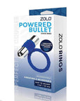 Zolo Powered Bullet Cock Ring Blue Default Title Cock Rings Zolo