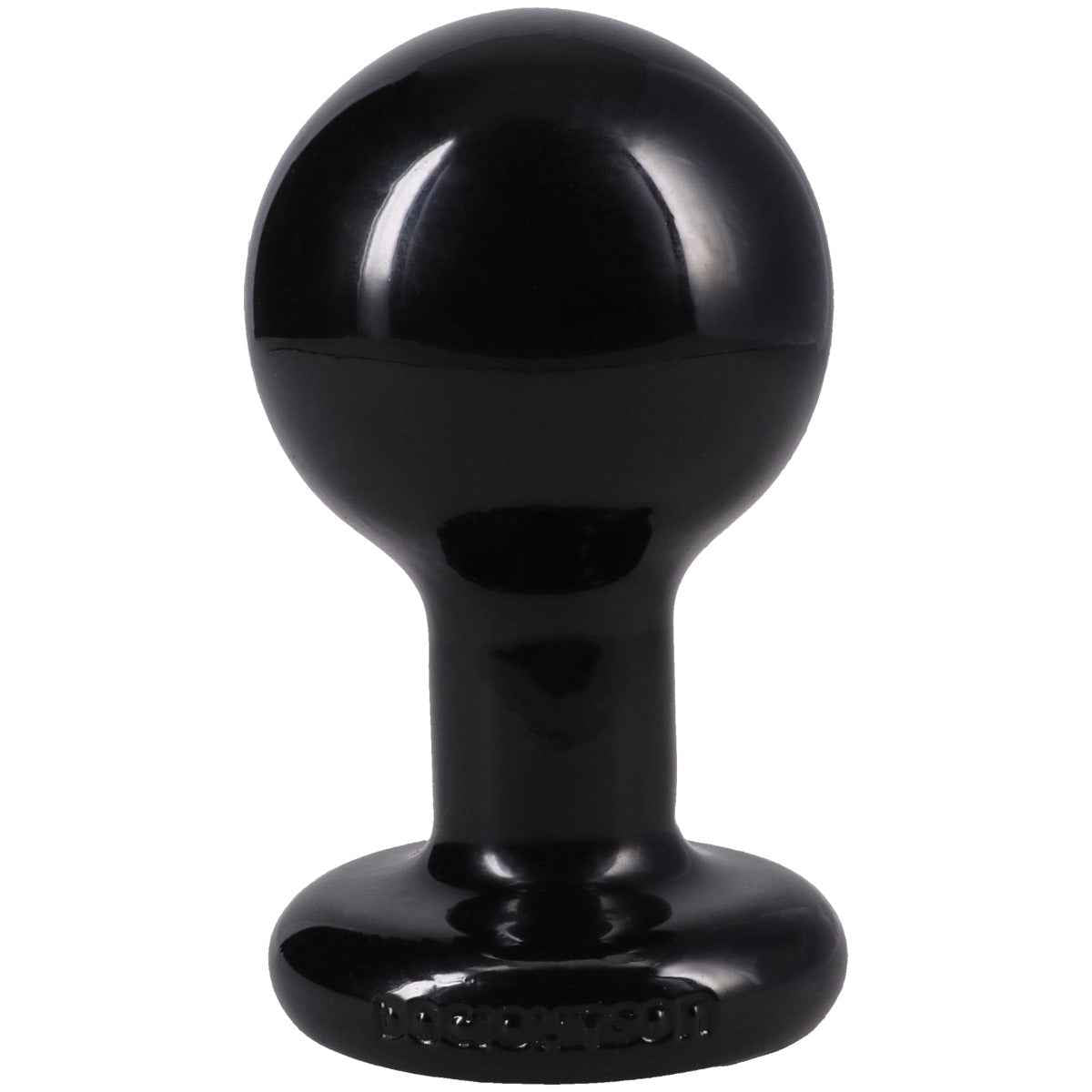 The Classic Round Butt Plug Medium Black
