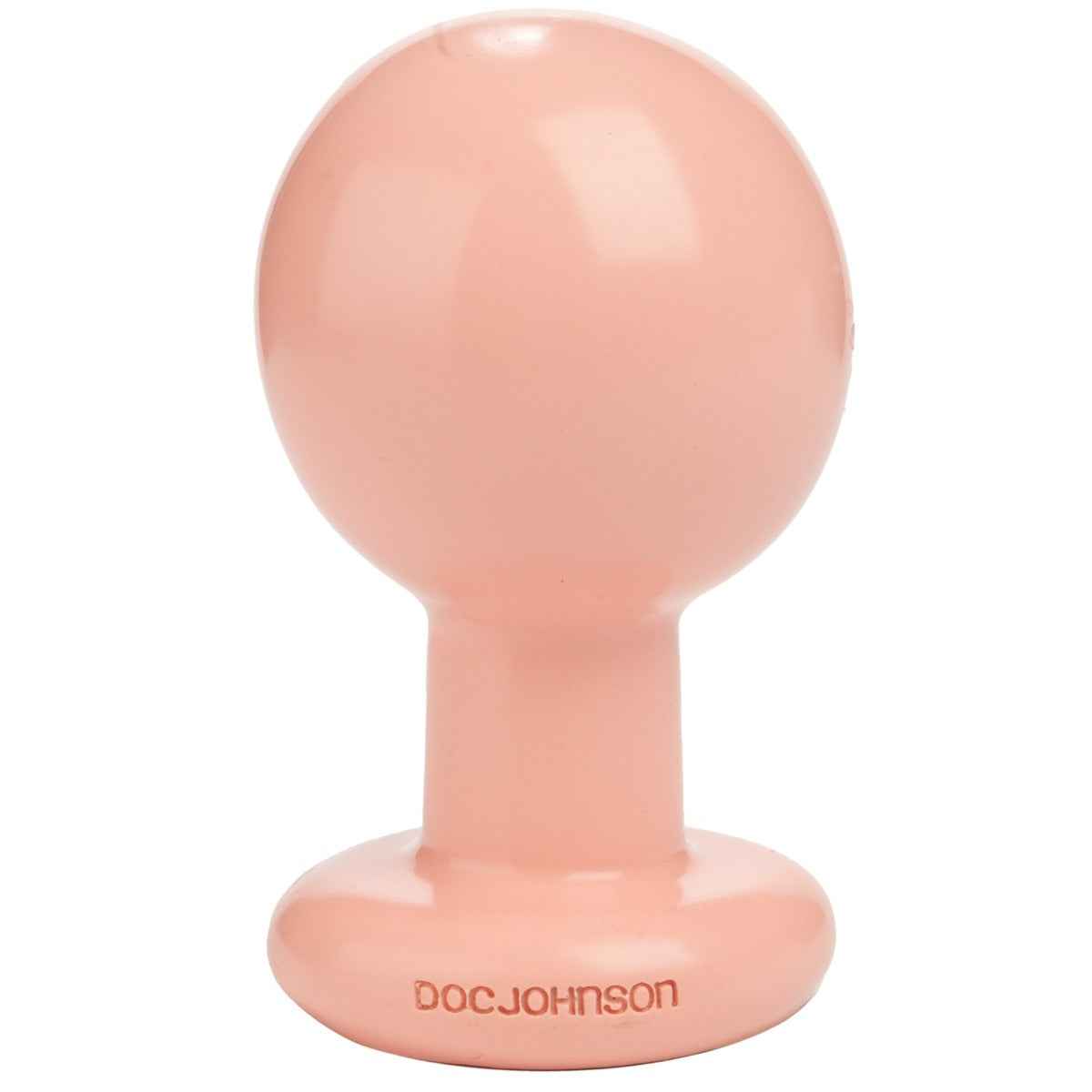 The Classic Round Butt Plug Large Vanilla