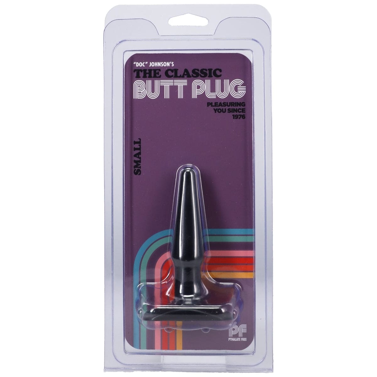 Doc Johnson Classic Butt Plug Black Small - Adult Outlet