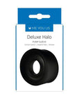 Me You Us Deluxe Halo Pump Sleeve Black - Adult Outlet