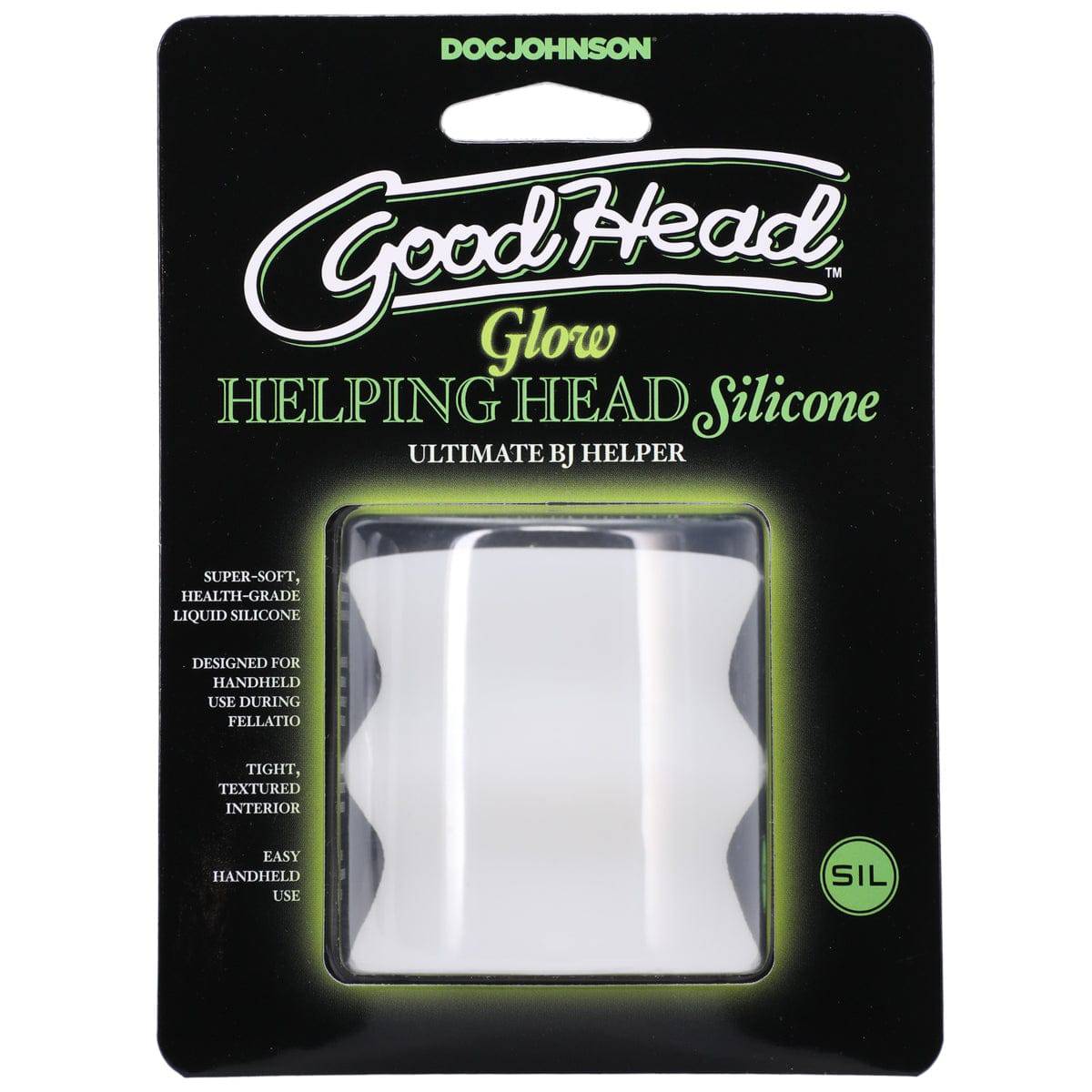 Goodhead Glow Helping Head Silicone Stroker - Adult Outlet