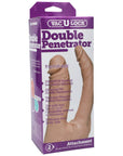 Doc Johnson Double Penetrator Naturals Vac U Lock White - Adult Outlet