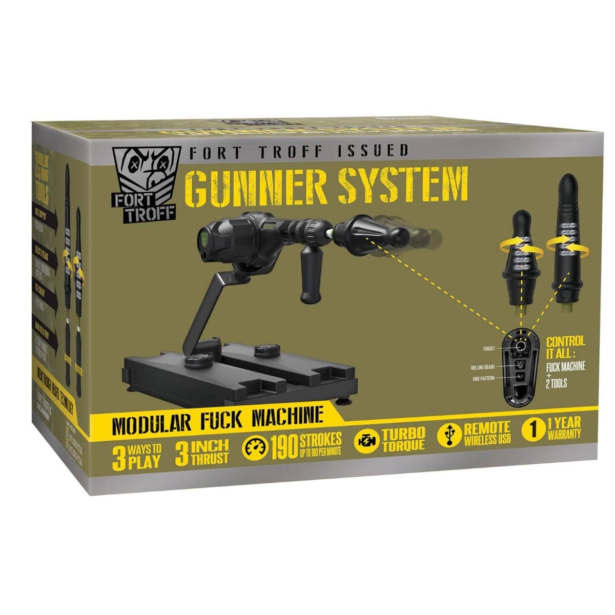 Fort Troff Gunner 3 In 1 Fuck Machine - Adult Outlet