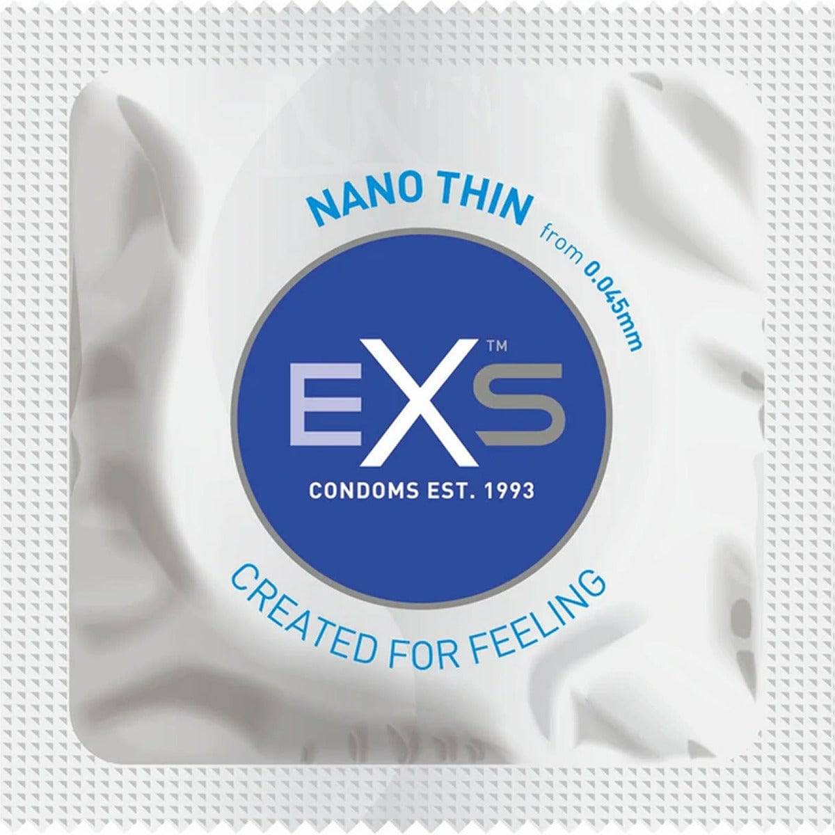 Exs Nano Thin Condoms 12 Pack - Adult Outlet