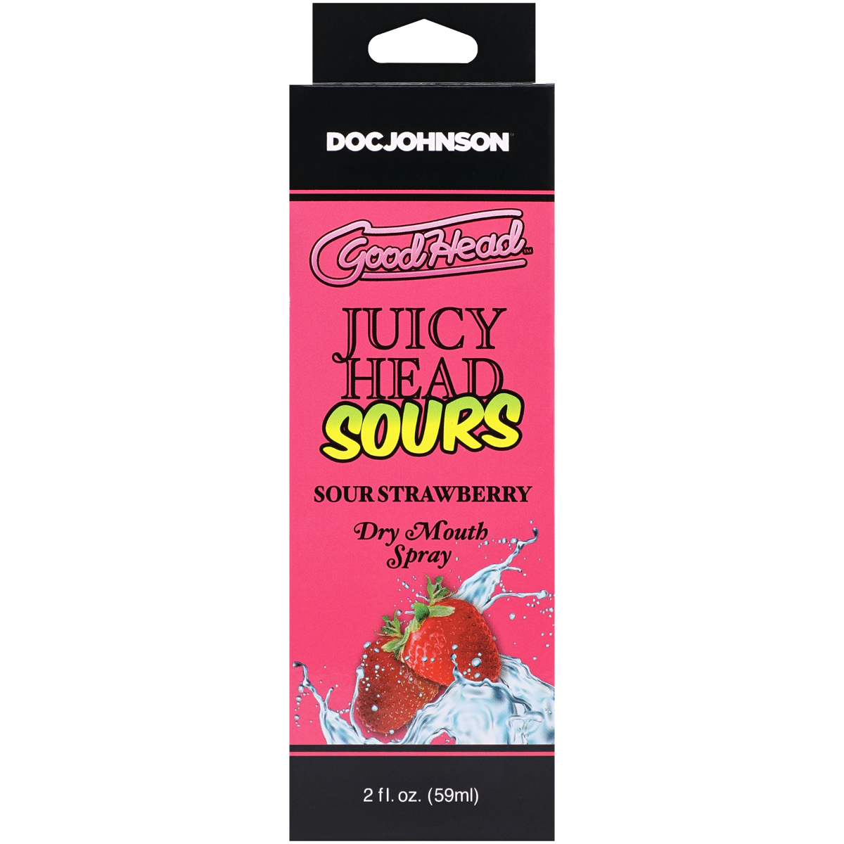 GoodHead Juicy Head Dry Mouth Spray Sour Strawberry 2 oz.