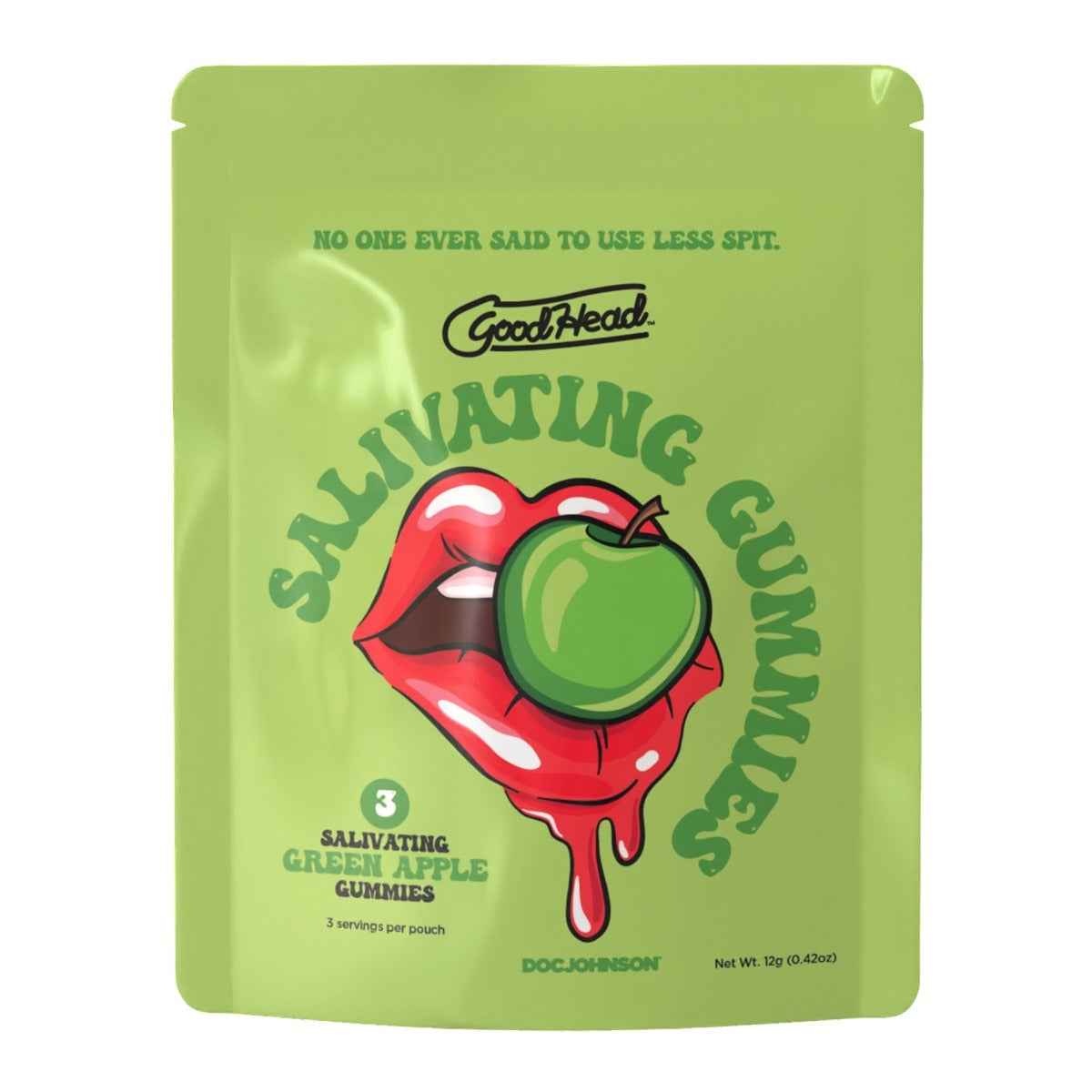 GoodHead Salivating Gummies 3-Pack Green Apple