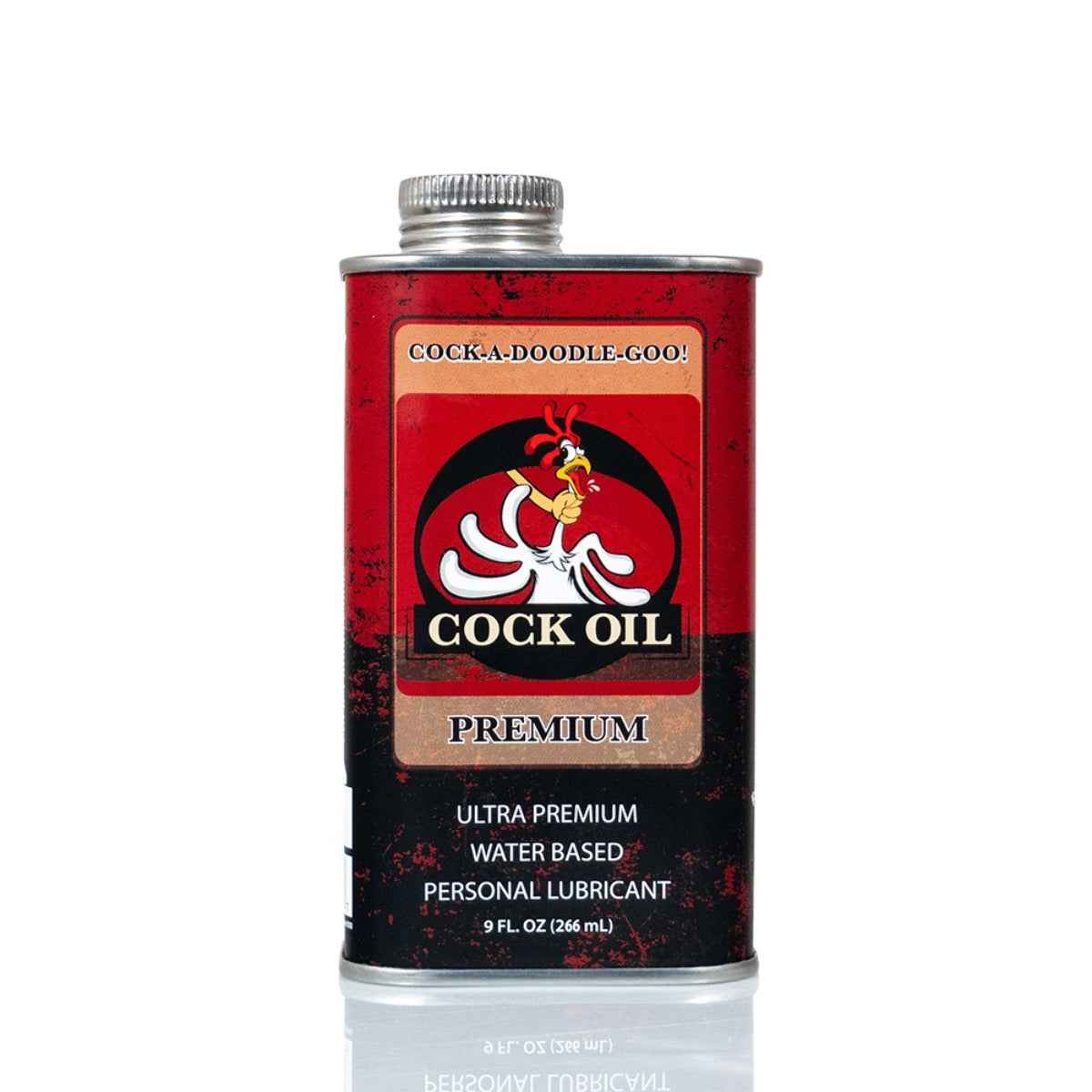 COCK OIL Water Based Lubricant Metal Can 9 oz / 266 ml