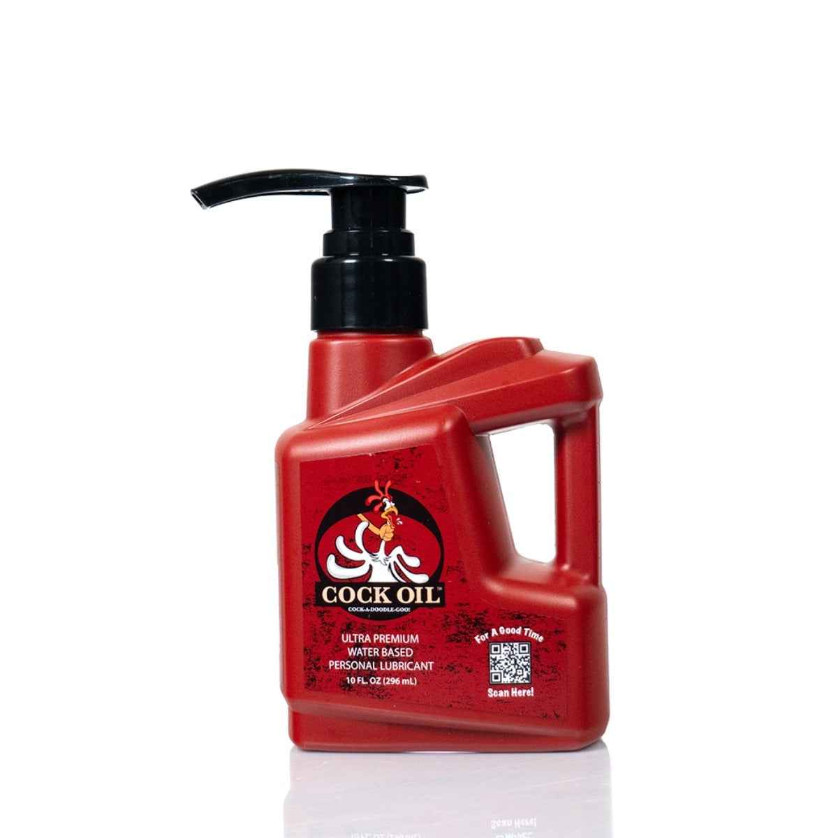 COCK OIL Water Based Lubricant Plastic Bottle w. Pump 10 oz
