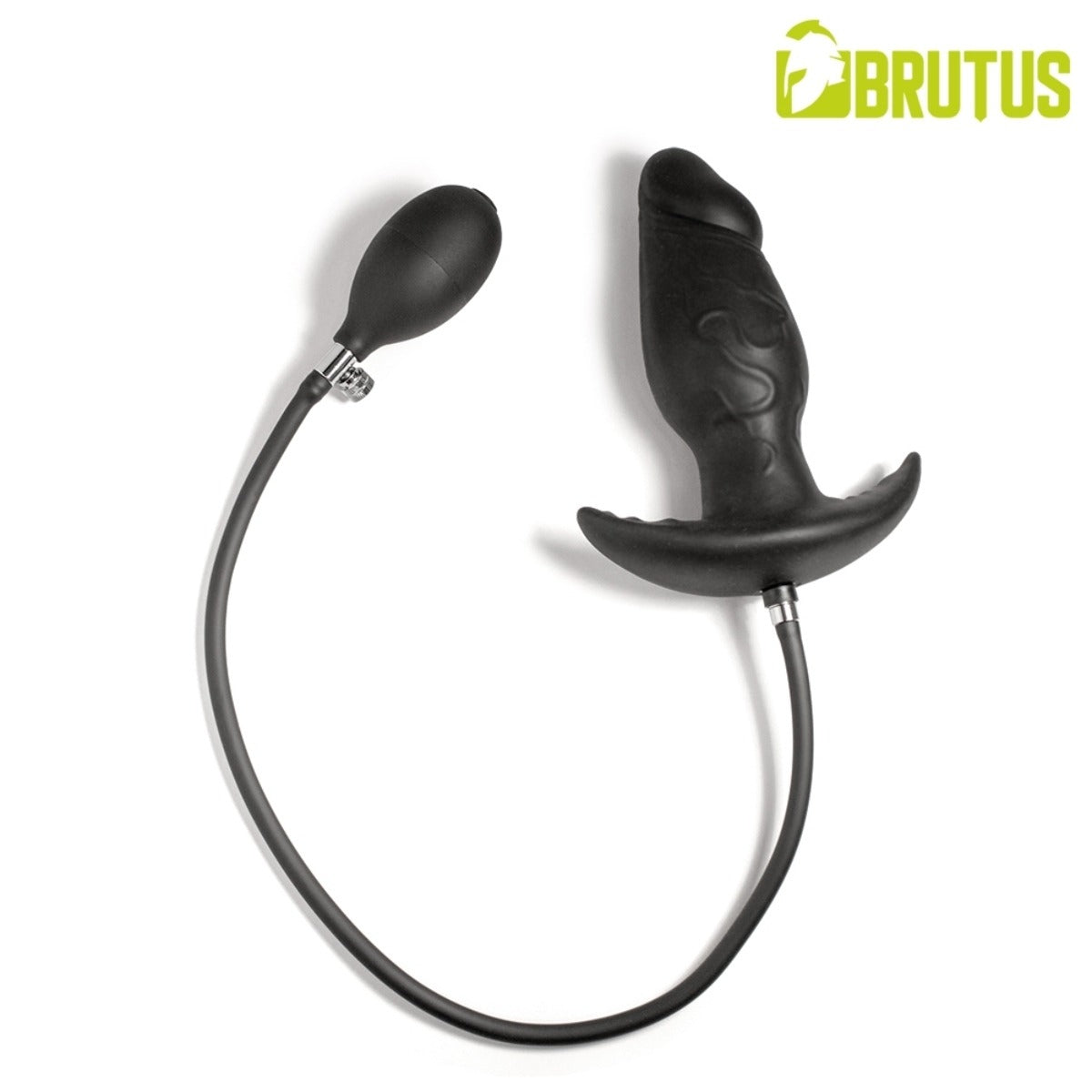 BRUTUS Inflatable Dildo Plug With Magnetic Inflator L