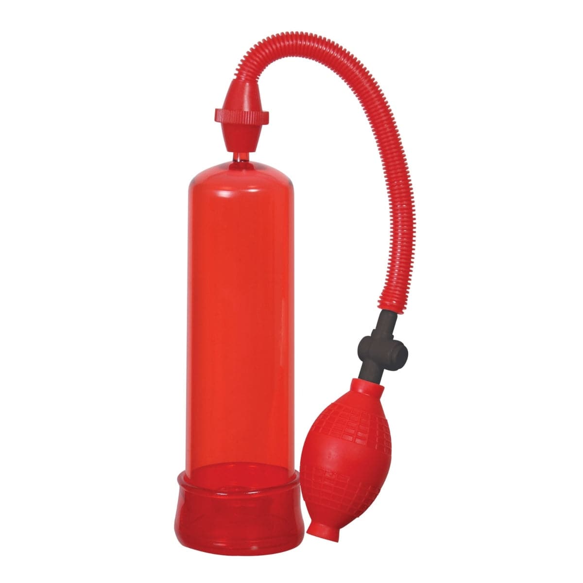 Me You Us Pumped Up Fire Penis Pump Red - Adult Outlet