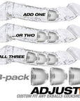 Adjustfit Insert 3 Pack Clear - Adult Outlet