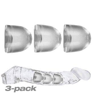 Adjustfit Insert 3 Pack Clear - Adult Outlet