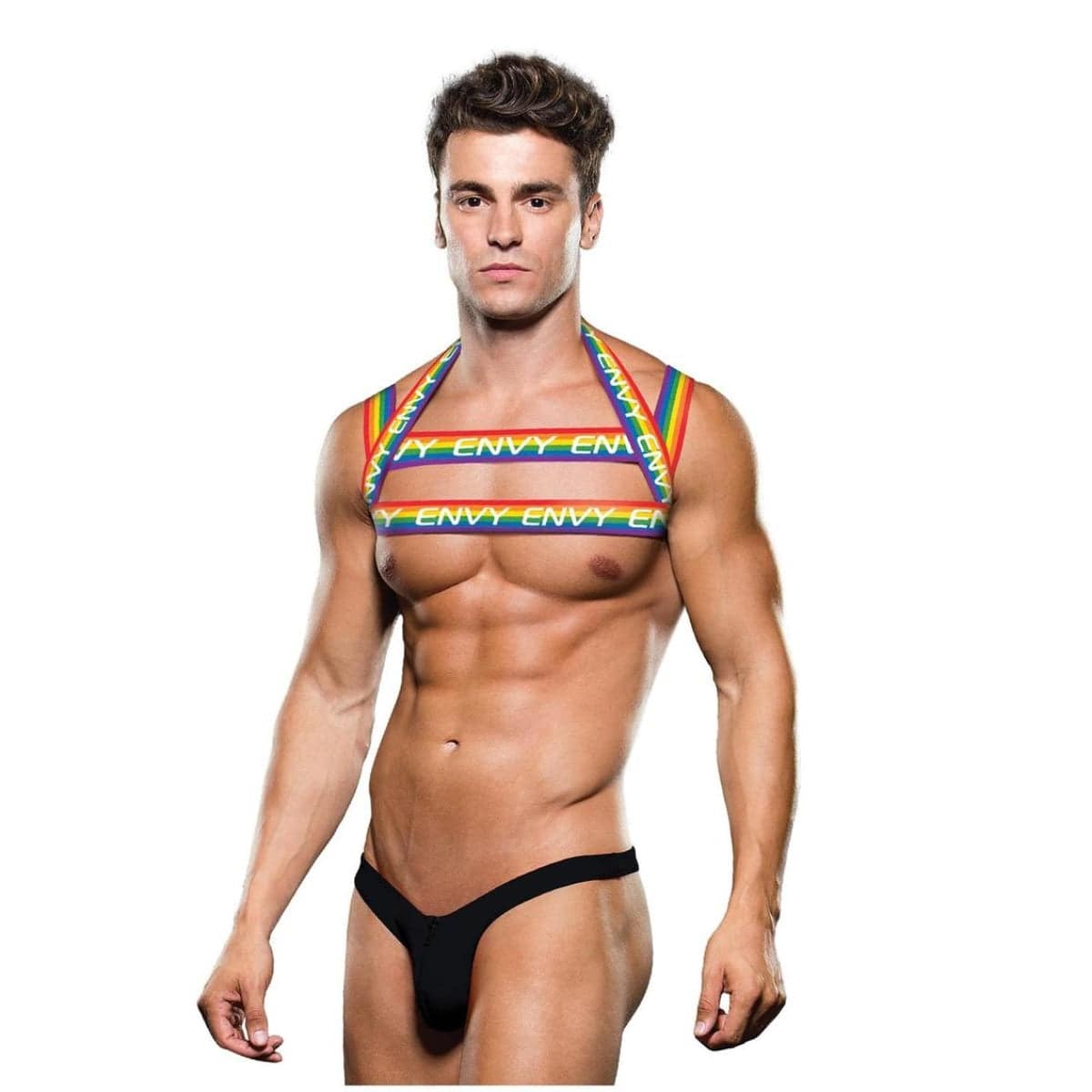 Rainbow Harness - S/M - Adult Outlet