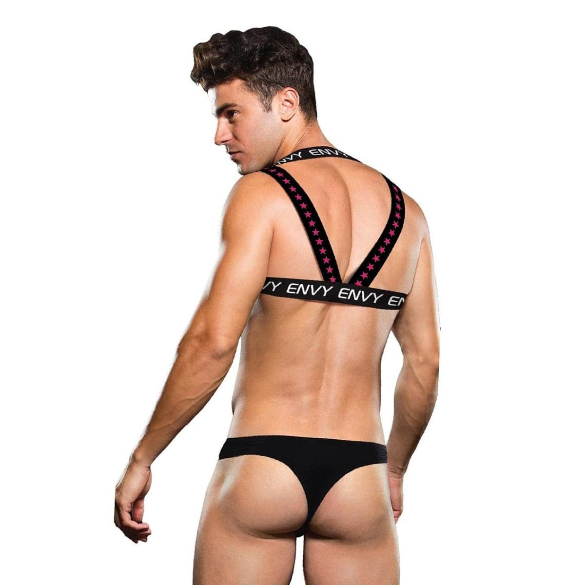 Envy Logo Harness - Black/White - M/L - Adult Outlet