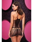 Sexy Fishnet Mini Dress - Black - Q - Adult Outlet