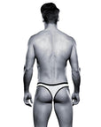 Envy Bad Boy Thong - White - S/M - Adult Outlet