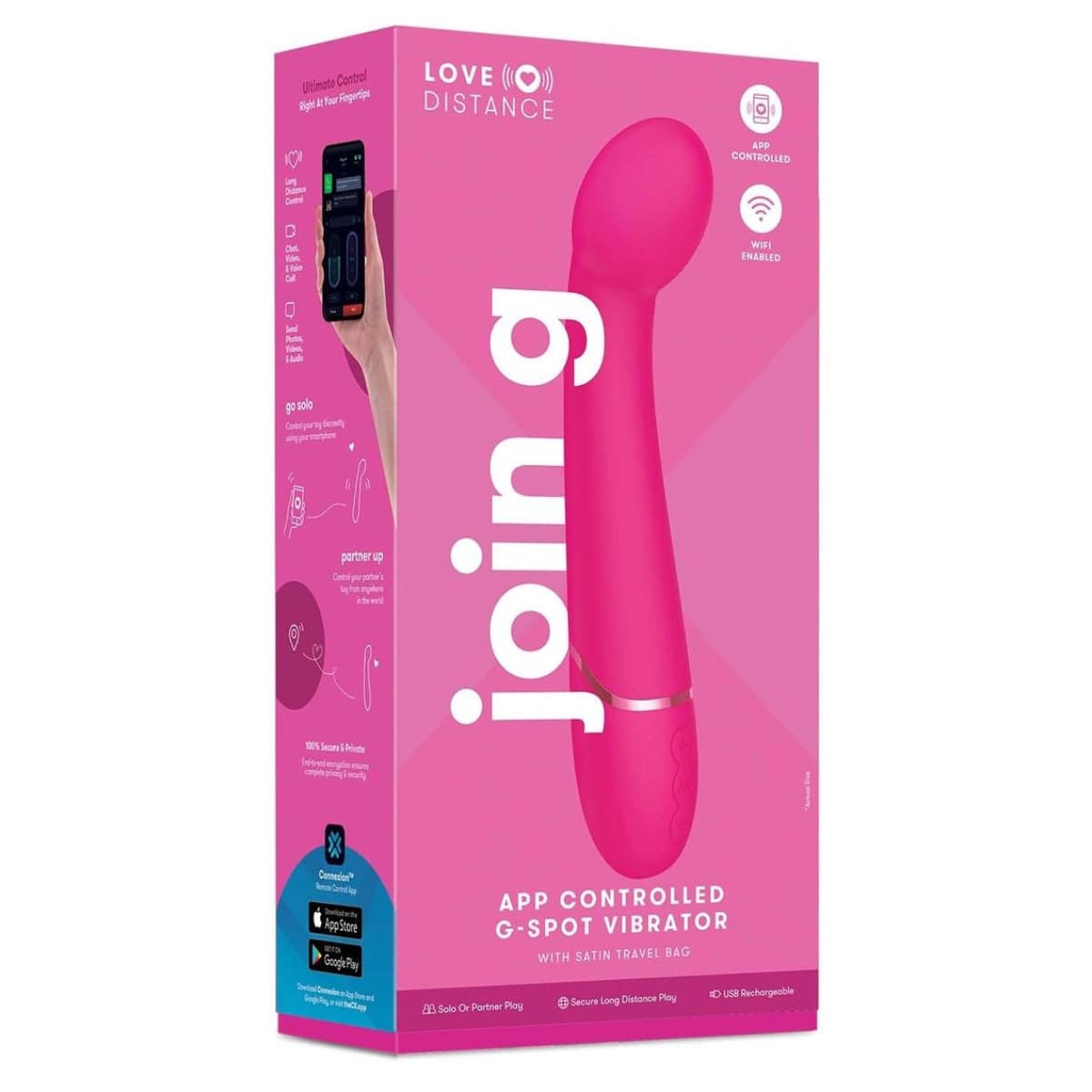 Love Distance Join G Vibrating G Spot Vibrator - Adult Outlet