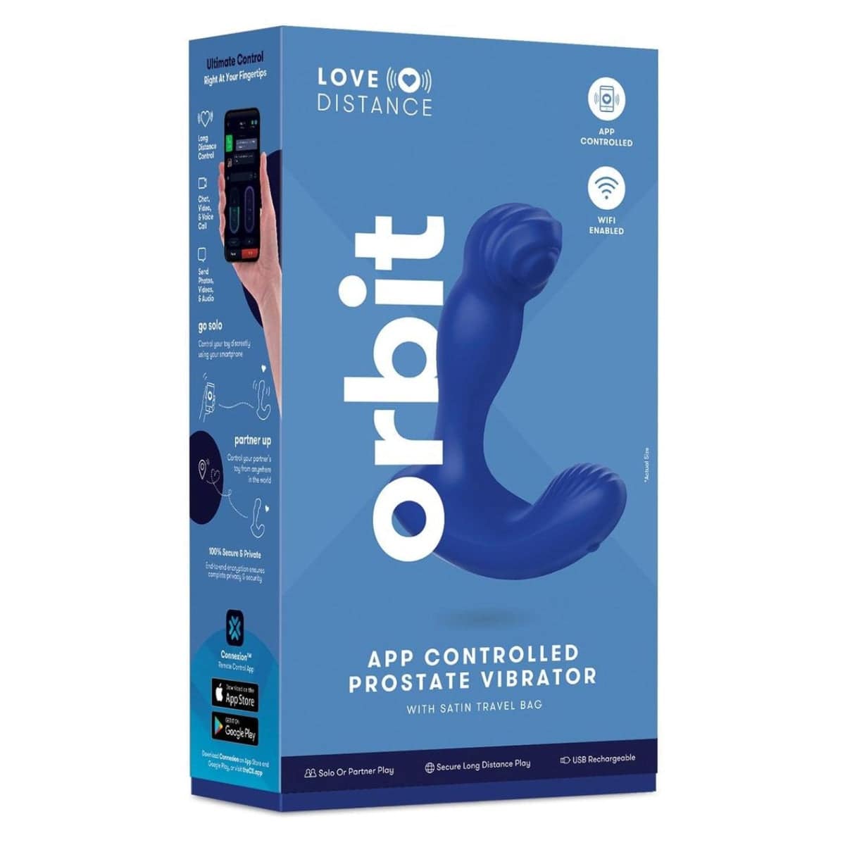 Love Distance Orbit Vibrating Prostate Massager - Adult Outlet