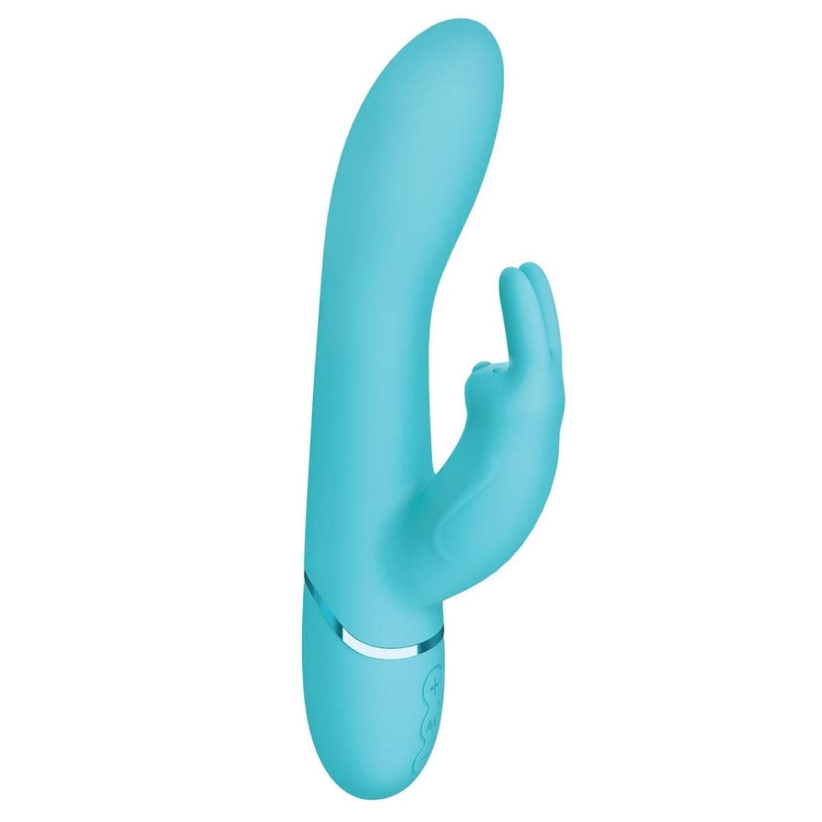 Love Distance Receive App Controlled Rabbit Vibrator Teal - Adult Outlet