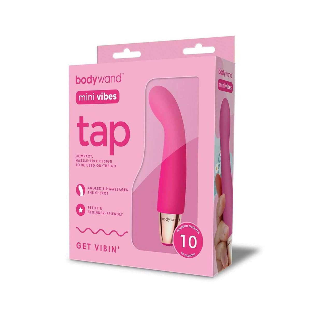 Bodywand Mini Vibes Tap Pink - Adult Outlet