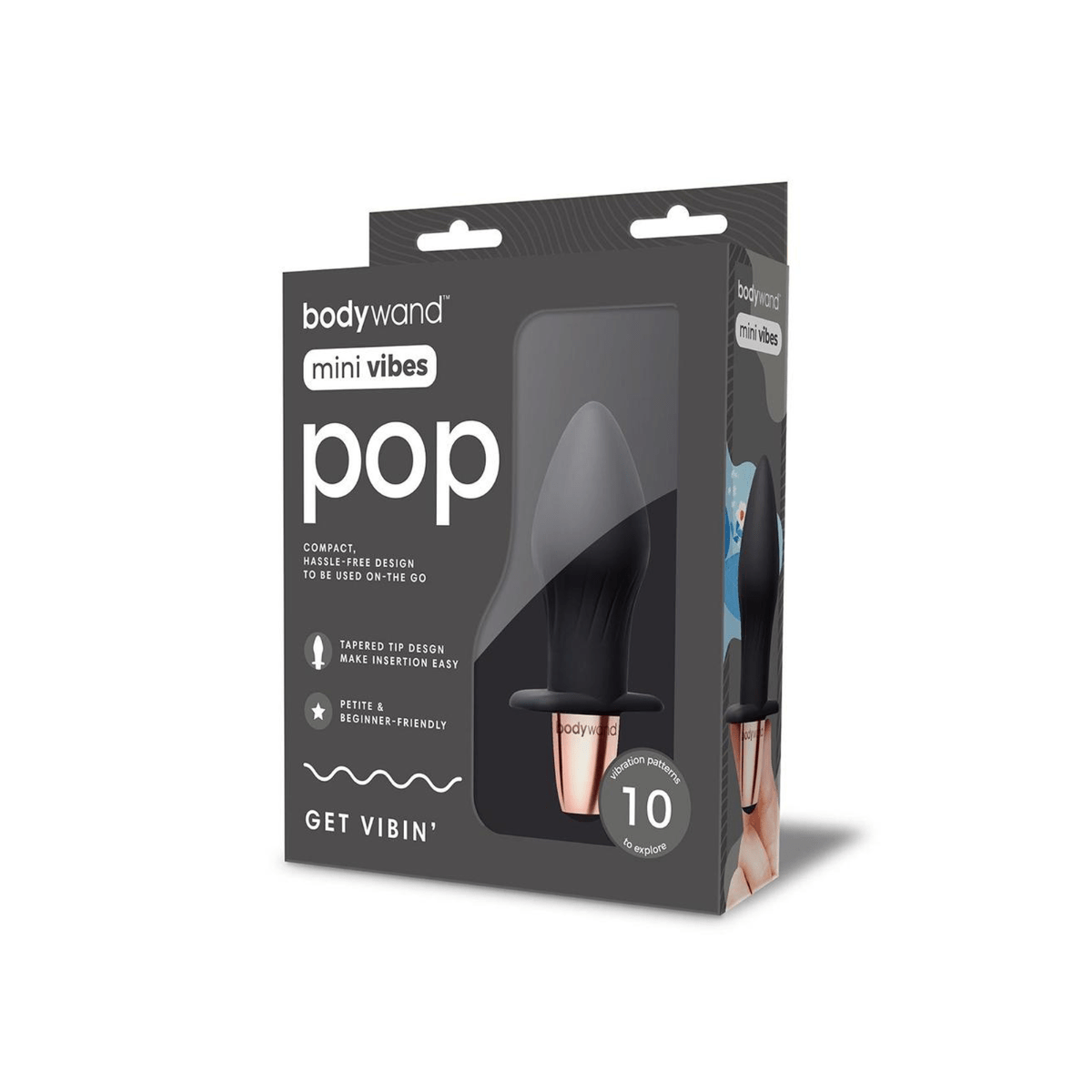 Bodywand Mini Vibes Pop Black - Adult Outlet