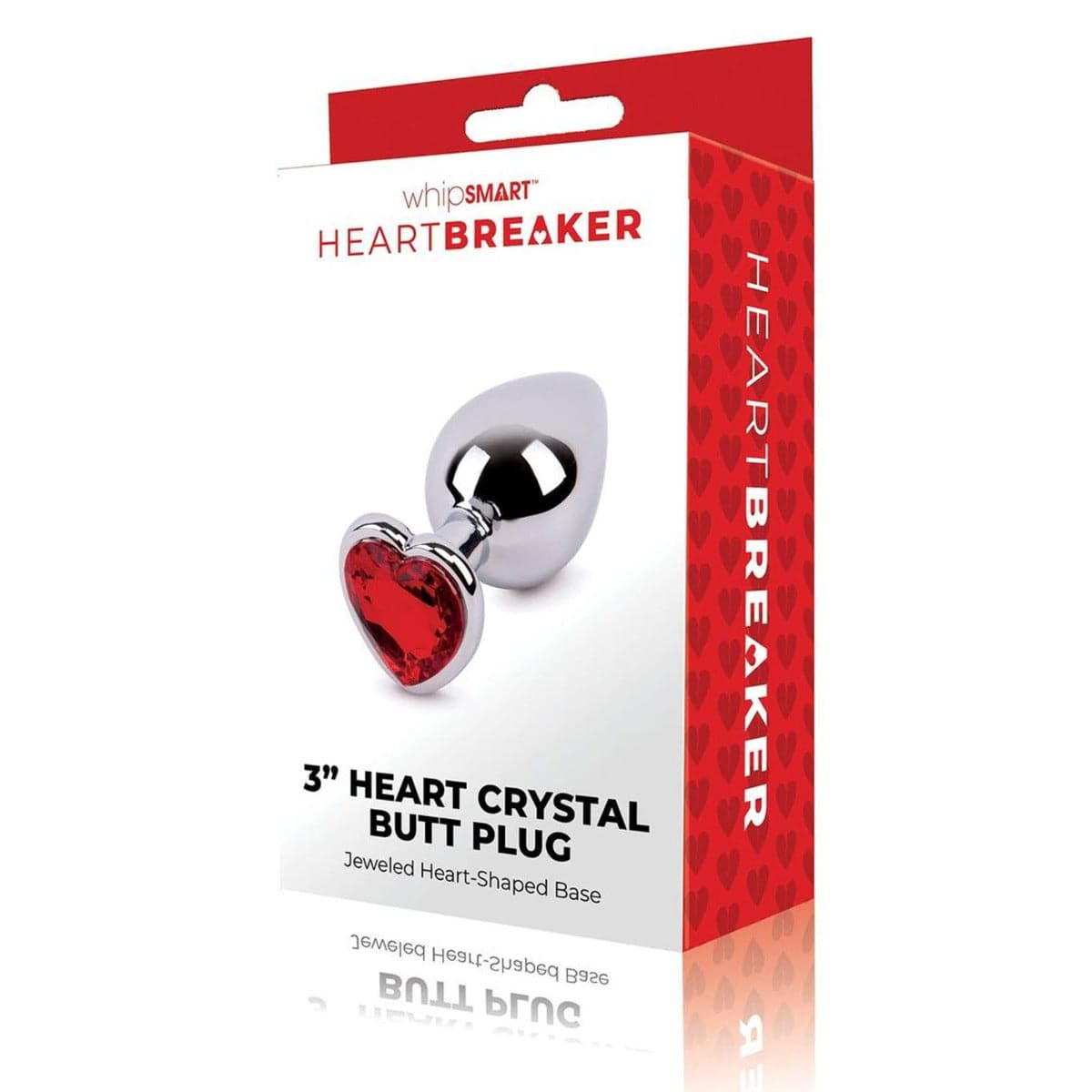 Whipsmart Heartbreaker Metal Butt Plug Medium - Adult Outlet