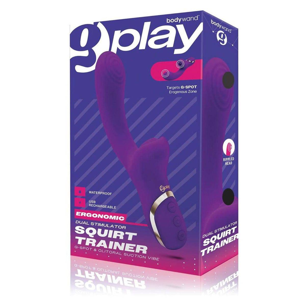 Bodywand G Play Squirt Trainer G Spot And Clitoral Suction Vibrator Purple - Adult Outlet