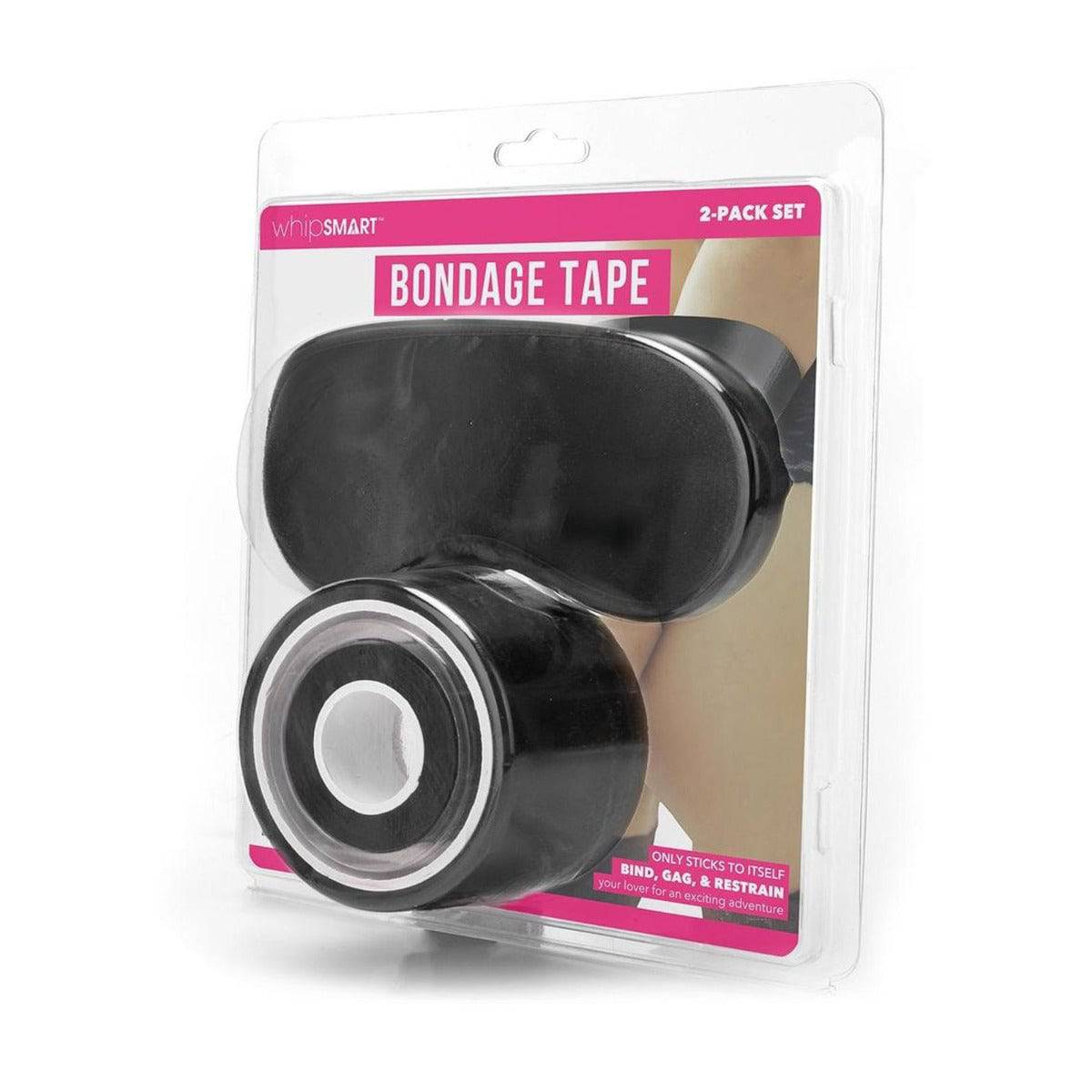 Whipsmart 100Ft Bondage Tape Black - Adult Outlet