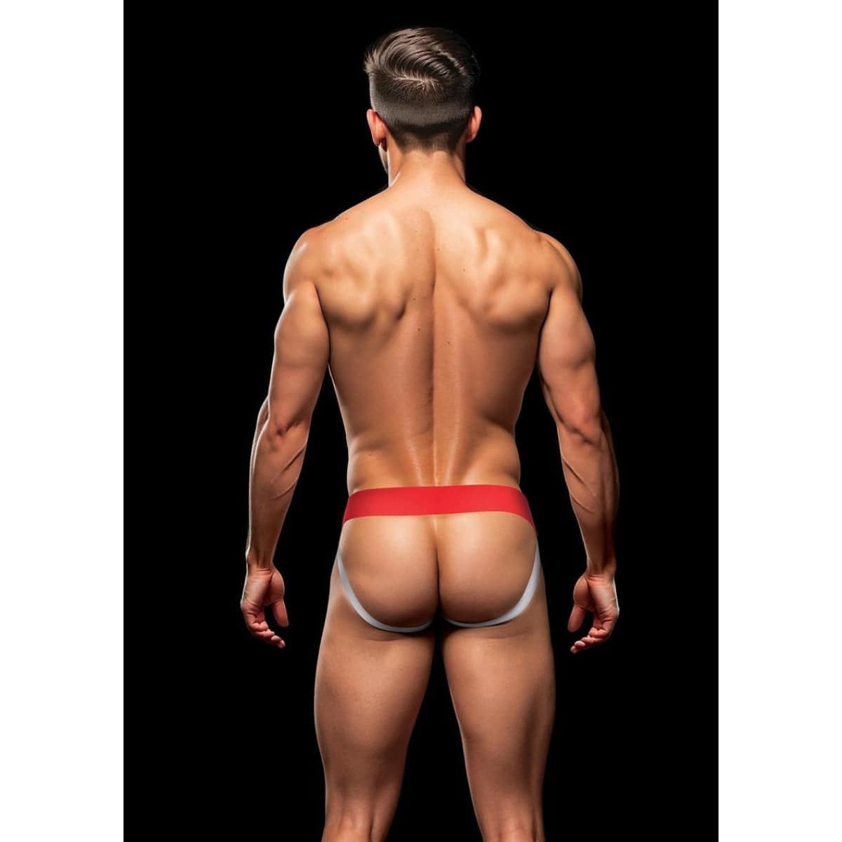 Envy Rainbow Pride Jock Red L/XL - Adult Outlet