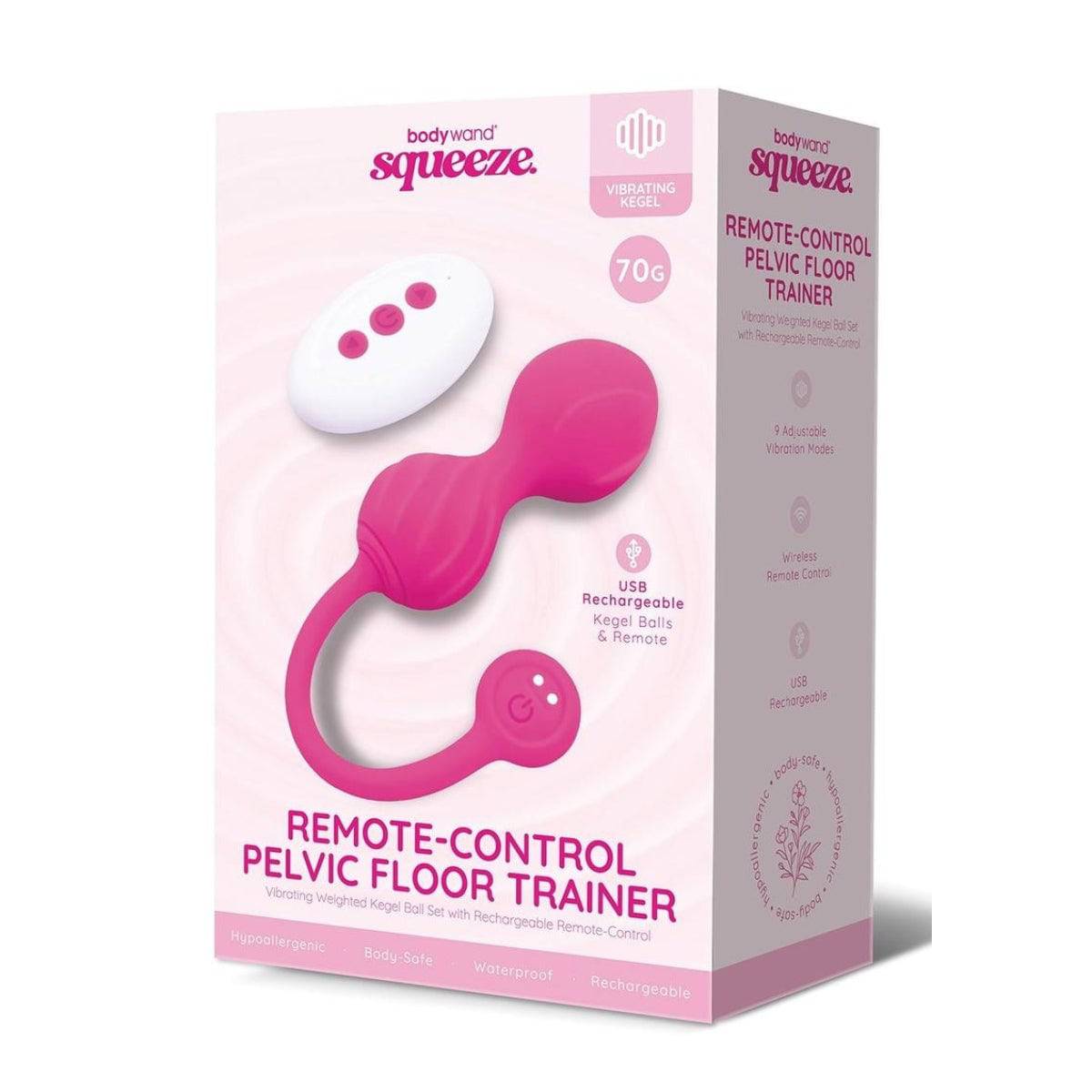 Bodywand Squeeze Kegel Ball W/ Remote 70G - Adult Outlet