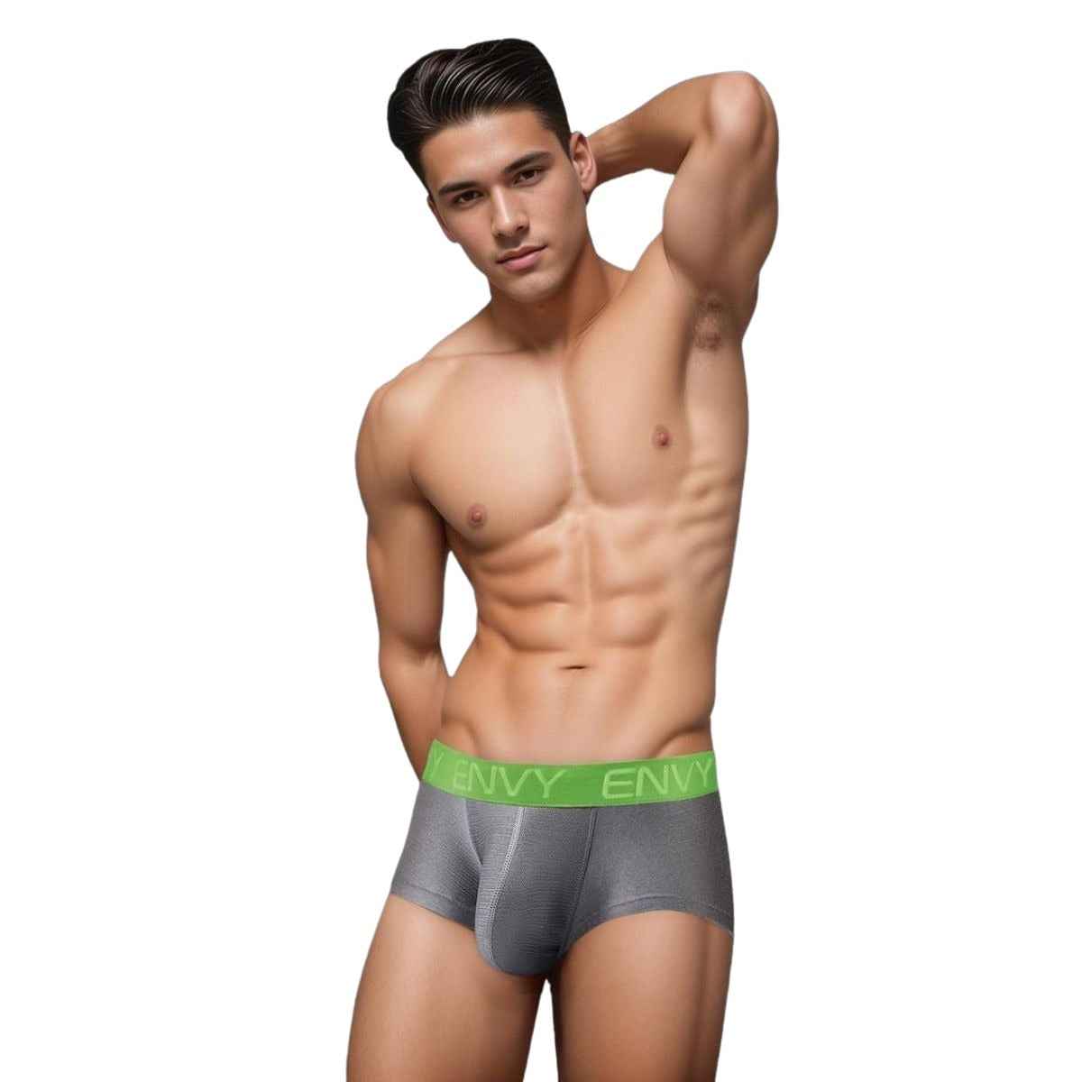 Envy Sexy Slinky Trunk-Grey-S/M