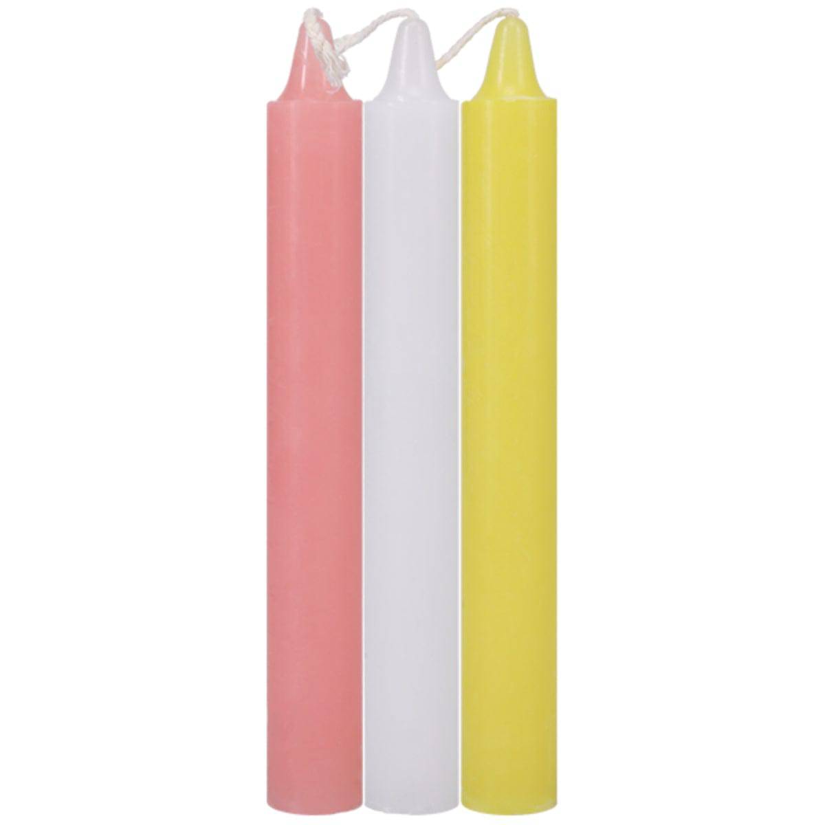 Doc Johnson Japanese Drip Candles 3 Pack Multi - Adult Outlet