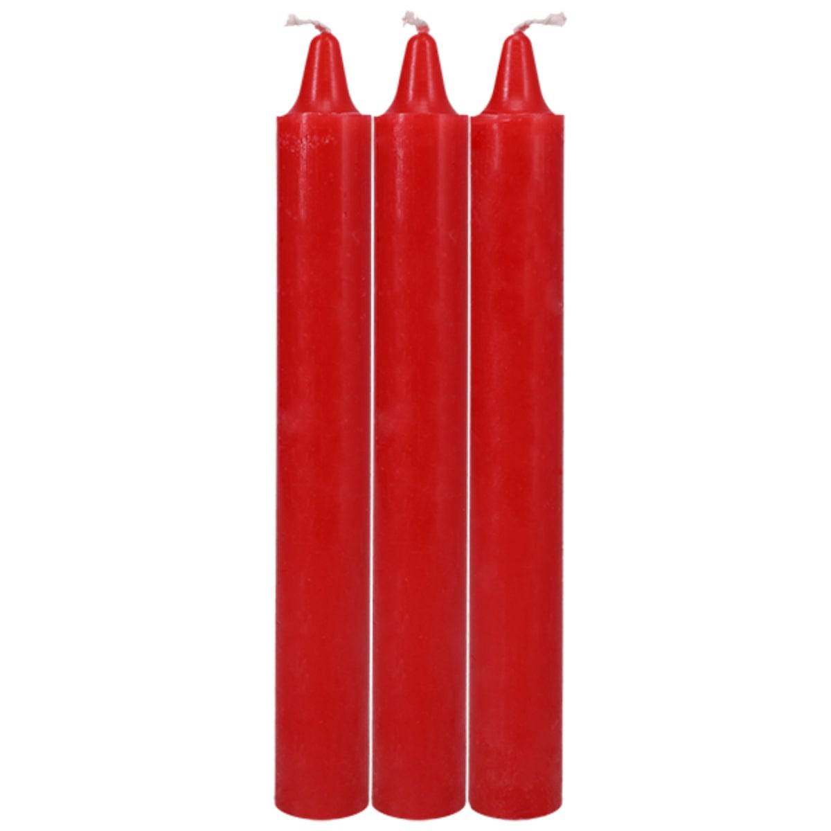 Doc Johnson Japanese Drip Candles 3 Pack Red - Adult Outlet