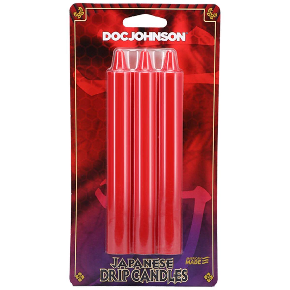 Doc Johnson Japanese Drip Candles 3 Pack Red - Adult Outlet