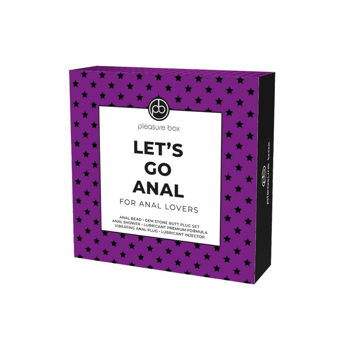 Dreamtoys Pleasure Box Let's Go Anal - For Anal Lovers - Black/Purple
