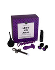 Dreamtoys Pleasure Box Let's Go Anal - For Anal Lovers - Black/Purple