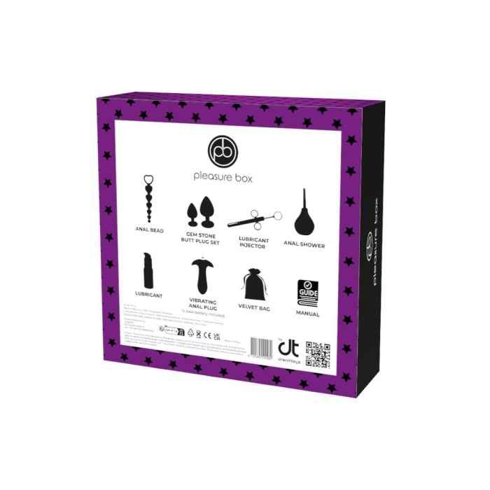 Dreamtoys Pleasure Box Let's Go Anal - For Anal Lovers - Black/Purple