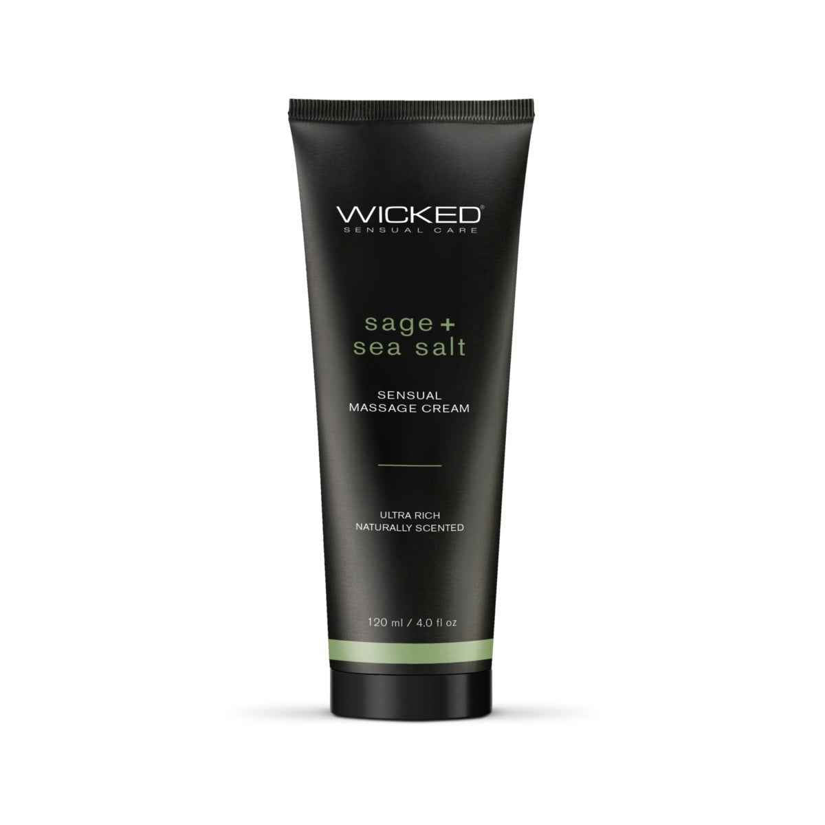Wicked Sensual Care Sensual Massage Cream 120ml Sage And Seasalt Scented