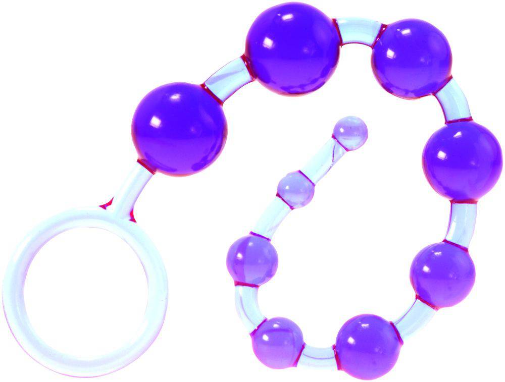 Me You Us Dragonz Tail Anal Beads Violet - Adult Outlet